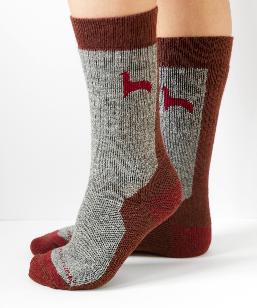 Hiker Alpaca Socks Cherry XL-0